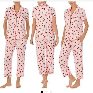 Kate Spade cropped pajama set
